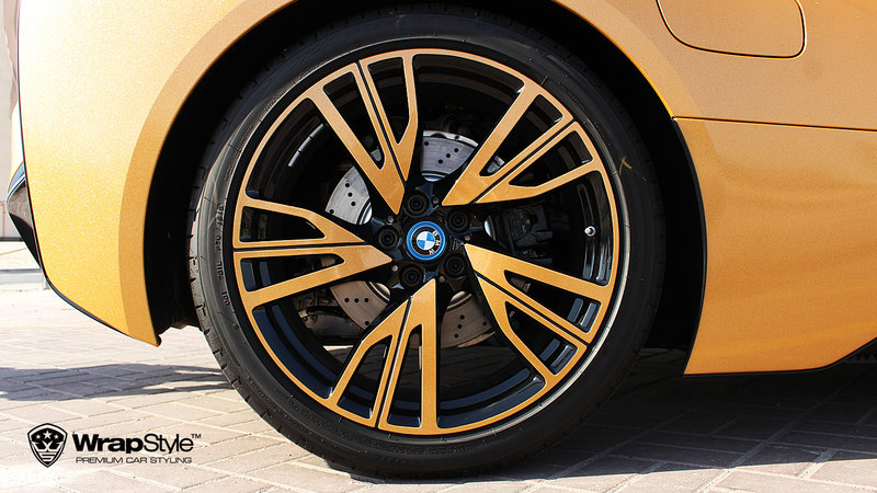 BMW i8 - Avery Diamond Amber wrap - img 2 small