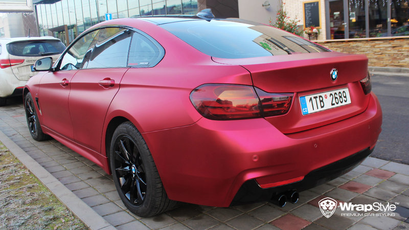 BMW 4 Grandcoupe - Red Cherry Chrome wrap - img 2 small