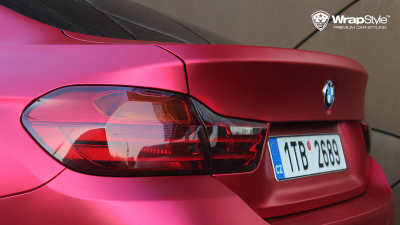 BMW 4 Grandcoupe - Red Cherry Chrome wrap - img 1 small