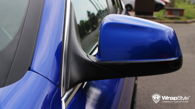 BMW 5 - 3M Cosmic Blue Gloss wrap - img 2 small