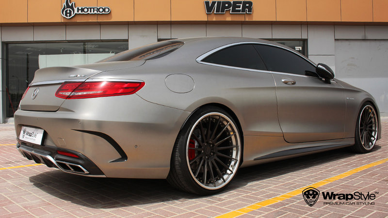 Mercedes S65 - Chrome Matt wrap - img 2 small