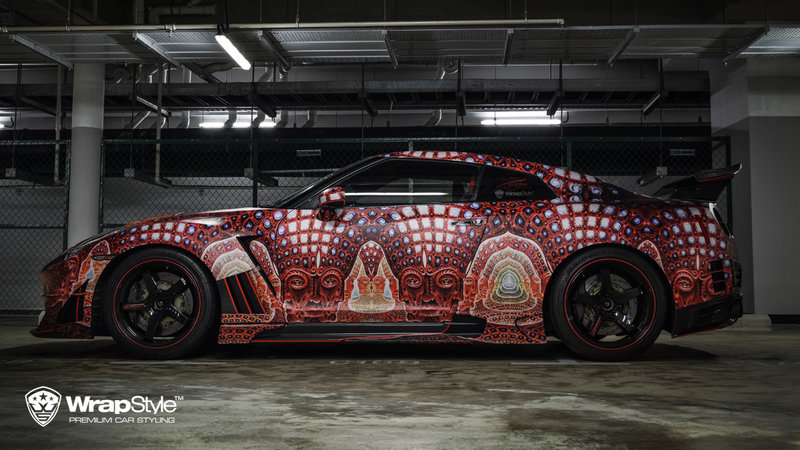 Nissan GTR - Psychedelic design - img 2 small
