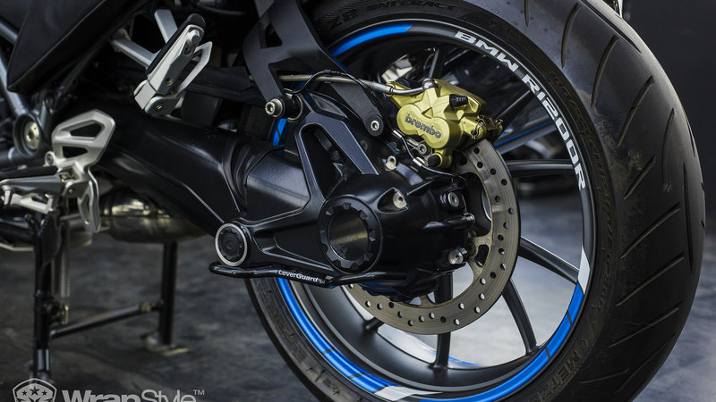 BMW R1200R2 - Blue Detailing wrap - img 2 small