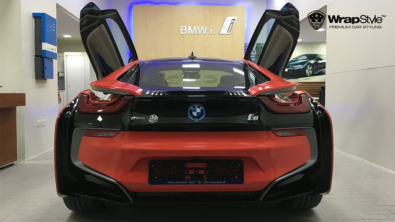 BMW i8 - Red Gloss wrap - img 1 small