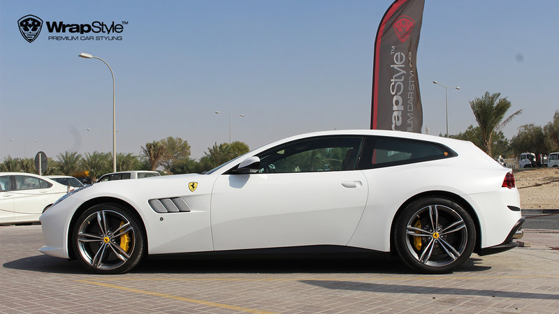 Ferrari GTC 4 Lusso - White Matt wrap - img 1 small