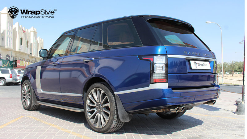 Range Rover Autobiography - Dark Blue Gloss wrap - img 2 small