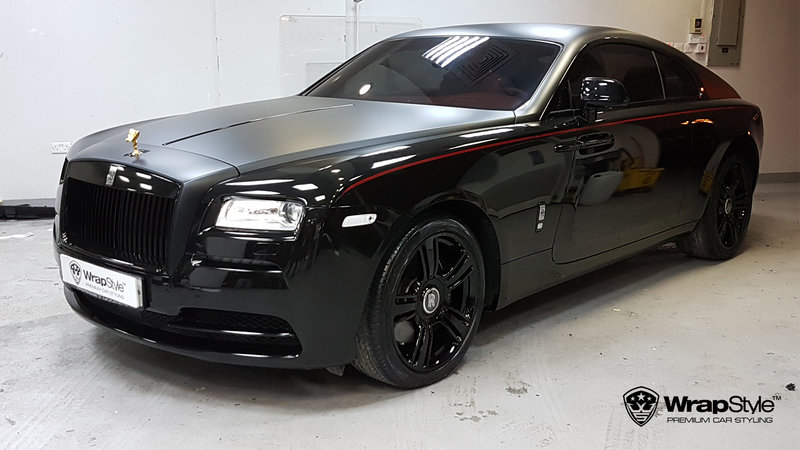 Rolls-Royce Wraith - Black Gloss wrap - img 2 small