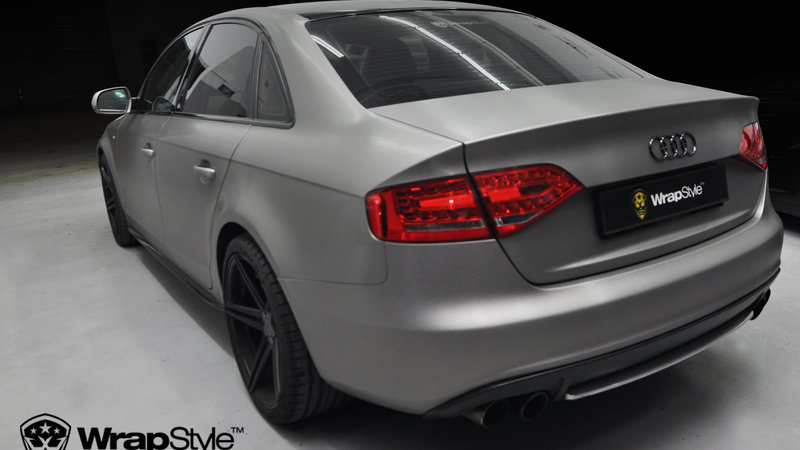 Audi A4 - Grey Matt wrap - img 1 small