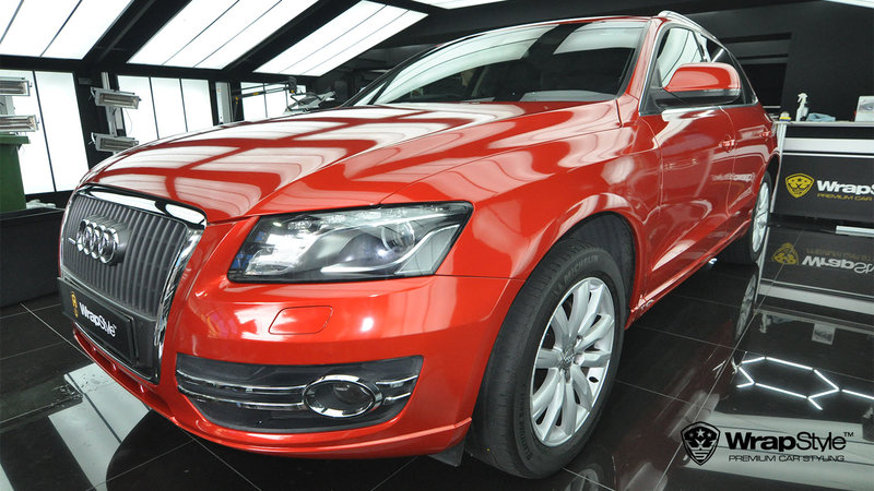 Audi Q5 - Dragon Fire Red Gloss wrap - img 1 small