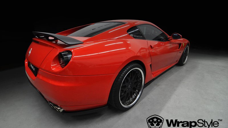 Ferrari 599 GTB Fiorano - Hot Rod Red Gloss wrap - img 1 small