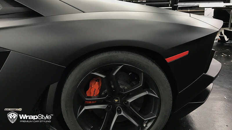 Lamborghini Aventador - Black Matt wrap - img 2 small
