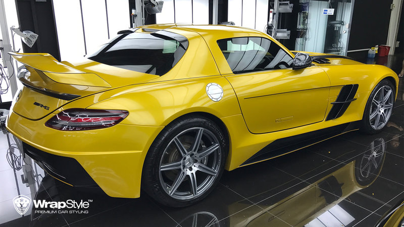 Mercedes Benz SLS - Hornet Metallic Gloss wrap - img 2 small