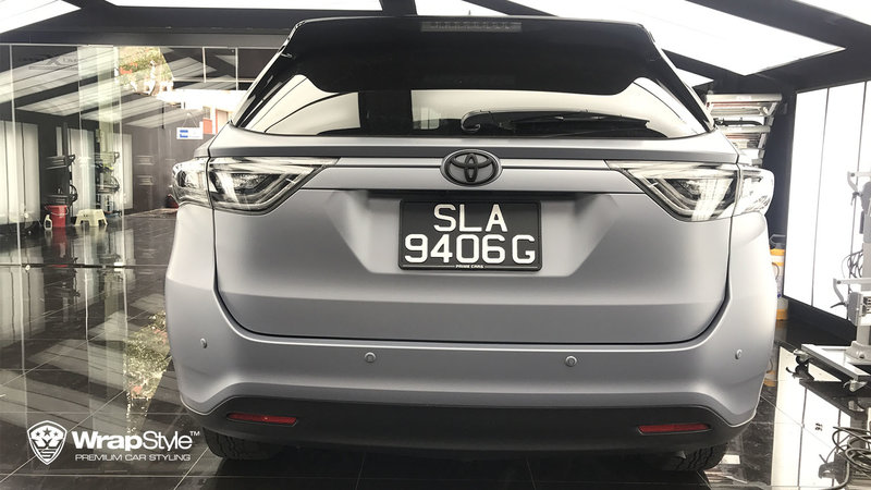 Toyota Harrier - Silver Matt wrap - img 1 small