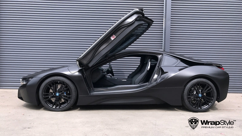 BMW i8 - Black Satin wrap - img 1 small