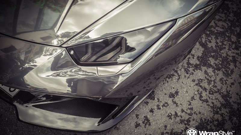 Lamborghini Huracan - Black Chrome wrap - img 4 small