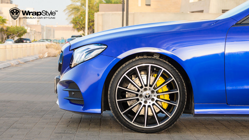 Mercedes E - Blue Metallic wrap - img 3 small