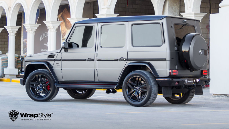 Mercedes G - Grey Matt wrap - img 3 small