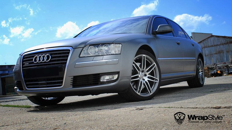 Audi A8 - Grey Matt wrap - img 2 small