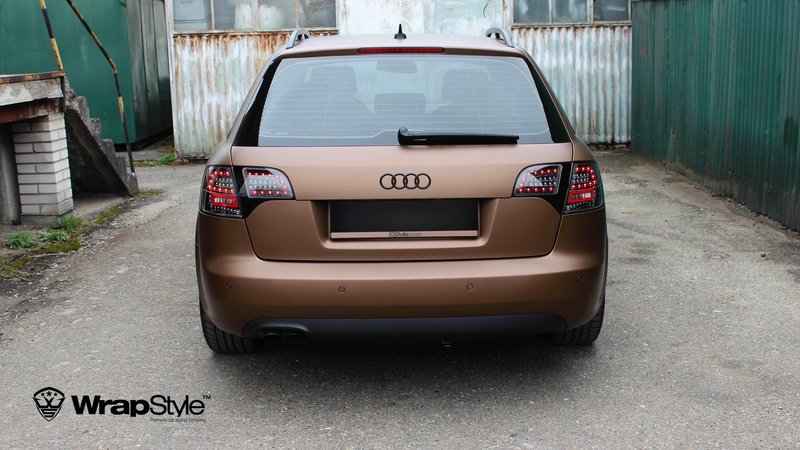 Audi A4 - Brown Matt wrap - img 1 small