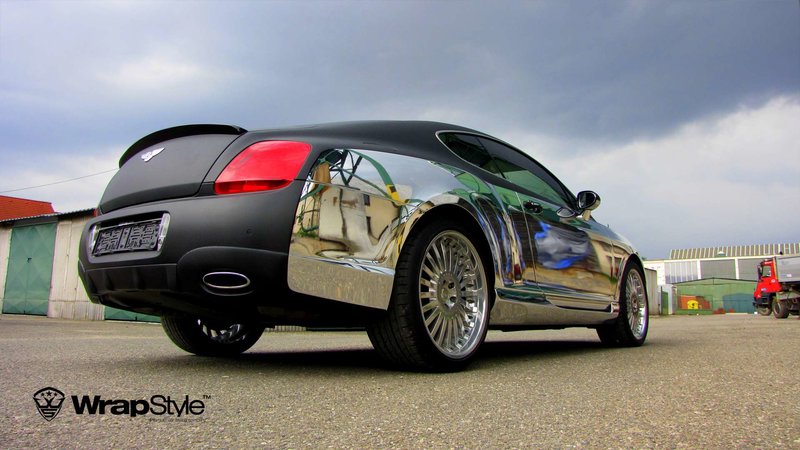 Bentley Continental - Chrome Carbon wrap - img 2 small
