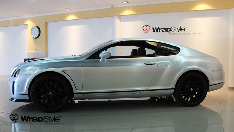 Bentley Continental - Silver Carbon wrap - img 3 small