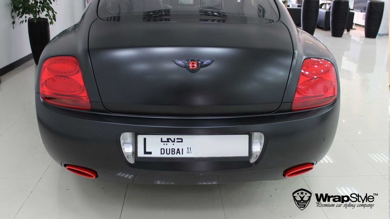 Bentley GT - Black Satin wrap - img 2 small