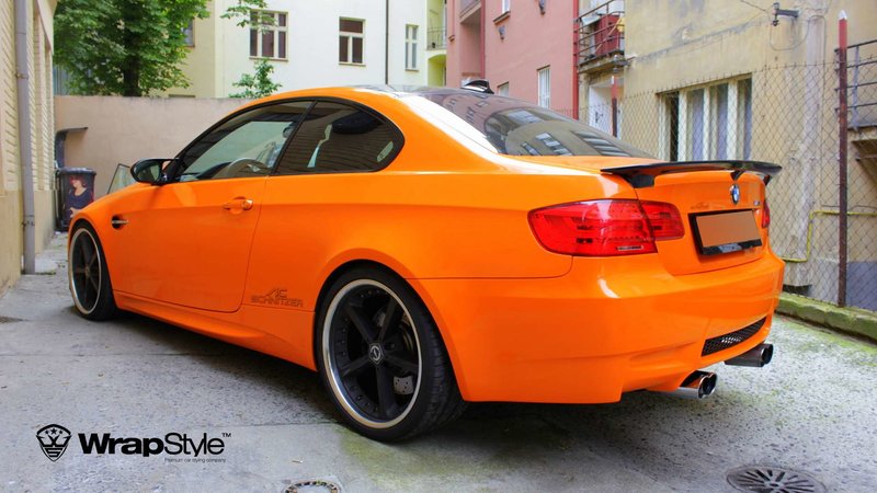 BMW 3 - Orange Gloss wrap - img 1 small