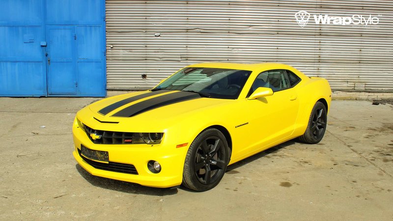 Chevrolet Camaro SS - Yellow Matt wrap - img 3 small