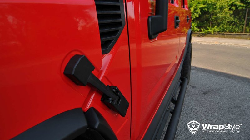 Hummer H2 - Red Gloss wrap - img 1 small
