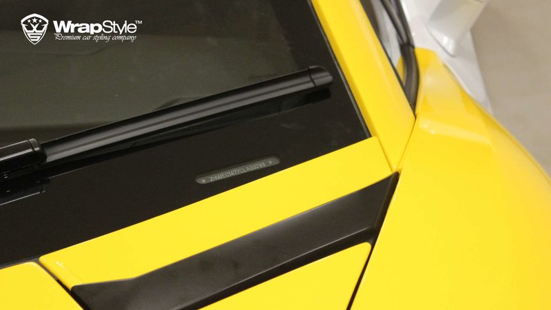 Lamborghini Aventador - Yellow Gloss wrap - img 3 small