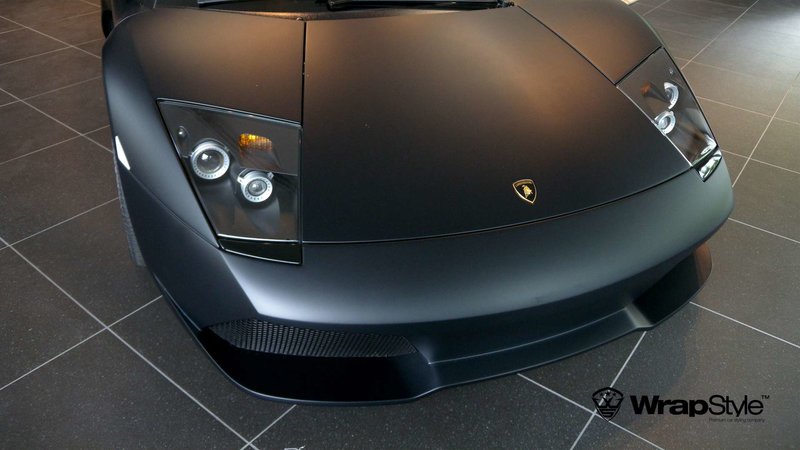 Lamborghini Murcielago - Black Matt wrap - img 1 small