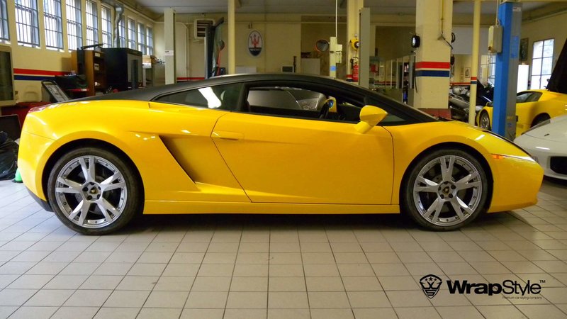 Lamborghini Galardo - Yellow Gloss wrap - img 2 small