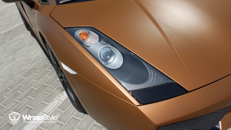Lamborghini Superleggera - Brown Matt wrap - img 3 small