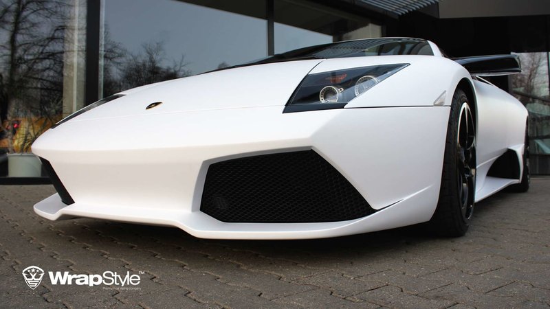 Lamborghini Murcielago - White Matt wrap - img 3 small