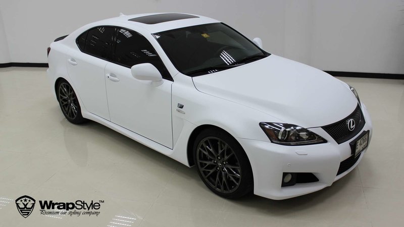 Lexus IS F - White Matt wrap - img 2 small