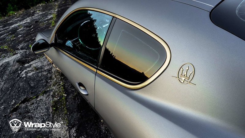 Maserati GranTurismo - Diamond Grey Matt wrap - img 6 small