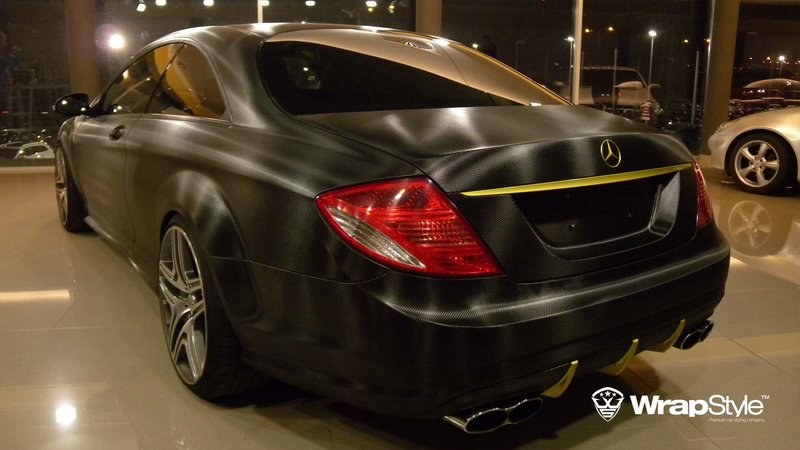 Mercedes CL - Black Carbon wrap - img 2 small