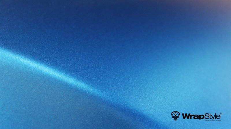 Mercedes CLS - Electric Blue Satin wrap - img 2 small