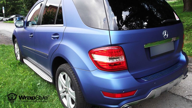 Mercedes ML - Blue Metallic Matt wrap - img 2 small