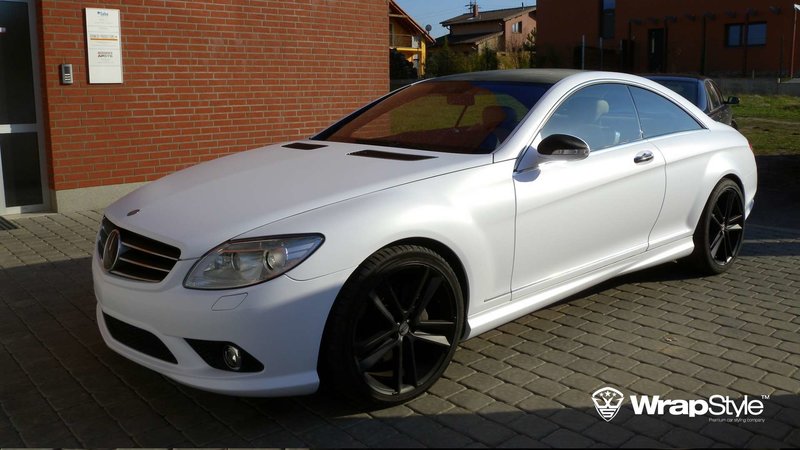Mercedes-Benz C-Class - White Matt wrap - img 1 small