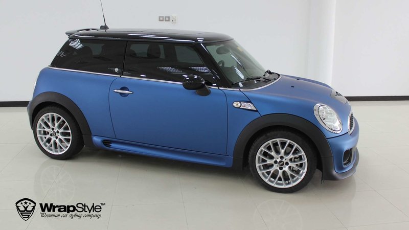 Mini Cooper - Ocean Blue wrap - img 2 small