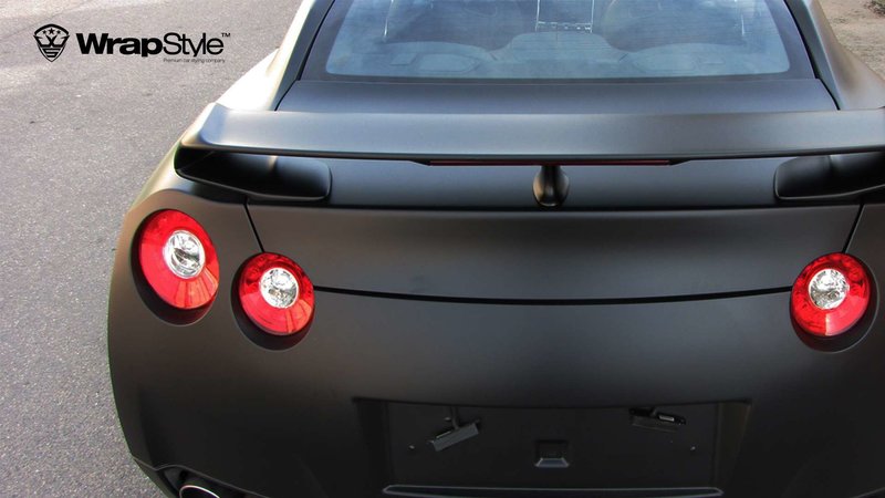 Nissan GTR - Black Matt wrap - img 2 small