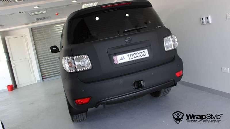 Nissan Patrol - Super Black Matt wrap - img 3 small