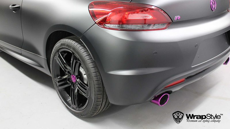Volkswagen Scirocco - Black Matt wrap - img 1 small