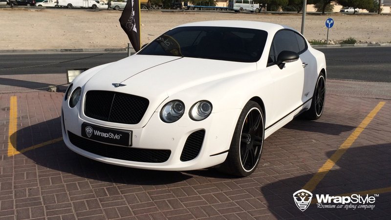 Bentley Continental - White Carbon wrap - img 2 small