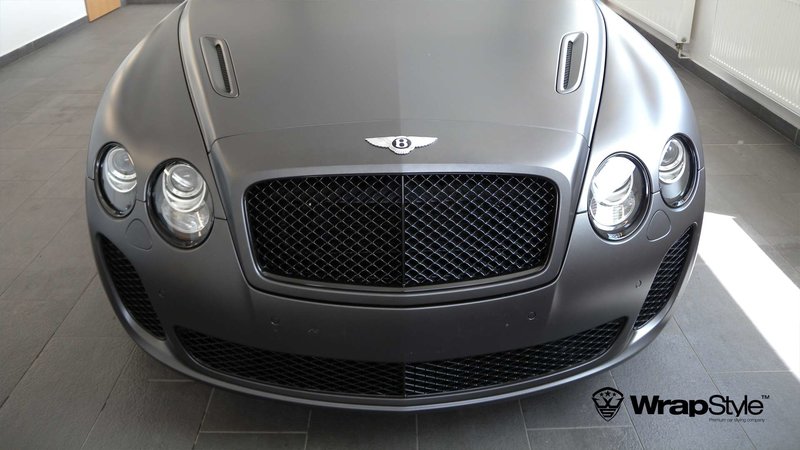 Bentley Continental - Grey Matt wrap - img 1 small