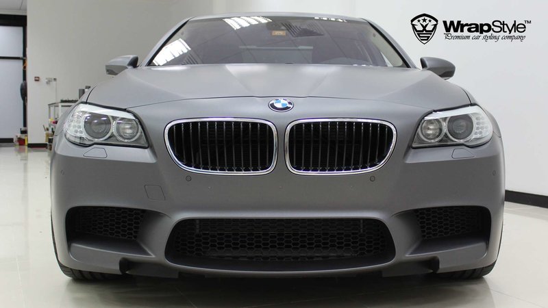 BMW M5 - Grey Matt wrap - img 2 small
