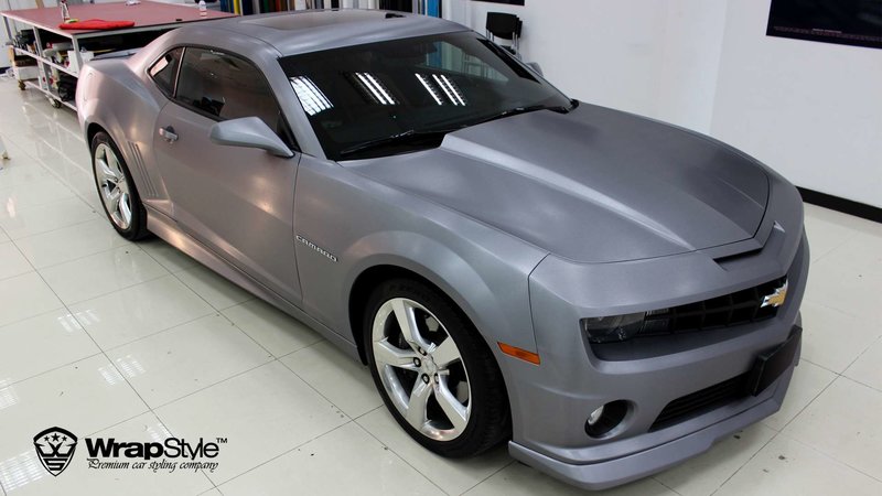 Chevrolet Camaro - Brushed Aluminium wrap - img 1 small