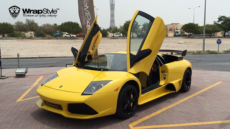 Lamborghini Murcielago - Yellow Gloss wrap - img 1 small