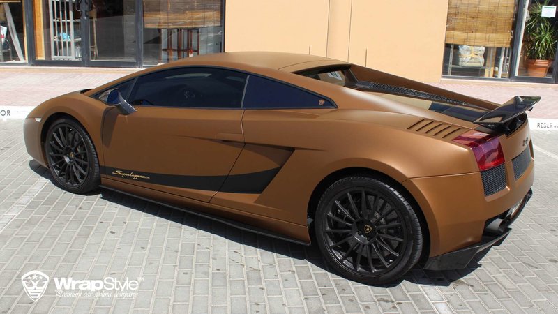 Lamborghini Superleggera - Brown Matt wrap - img 2 small